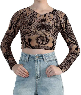 Icw Casual Printed Women Multicolor Top