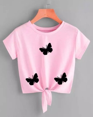 SKFASHIONSTORE Casual Printed Women Pink Top