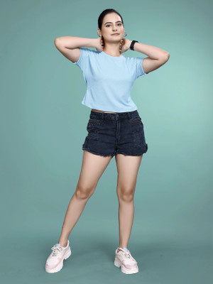 SAKARMAA Party Solid Women Beige Top