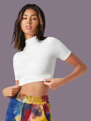 Maheshvi Casual Solid Women White Top