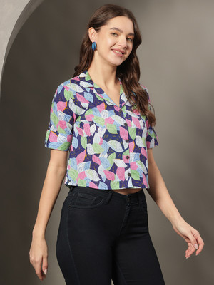 Janakdulari Creation Formal Printed Women Multicolor Top