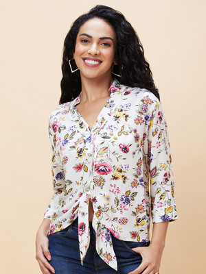 Globus Casual Printed Women Multicolor Top