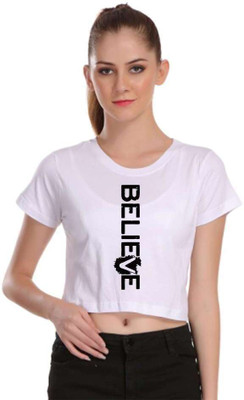 ANURUPAM FASHION Casual Printed Women White Top