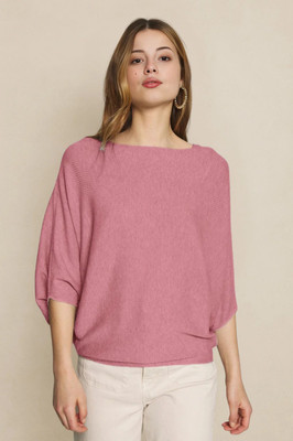 NACHU Party Solid Women Pink Top