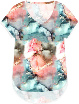 jovo Casual Printed Women Multicolor Top