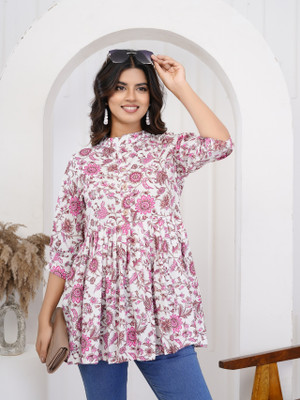 GAYTRI ENTERPRISE Party Printed Women Multicolor Top