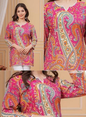 SAAVI Mehra creation Formal Printed, Ethnic Motifs Women Multicolor Top