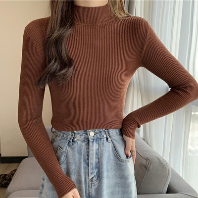 TRENDY ERA Casual Solid Women Brown Top