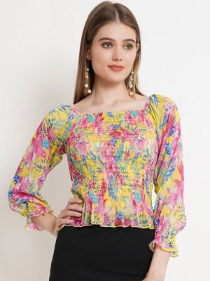 METRONAUT Casual Printed Women Multicolor Top