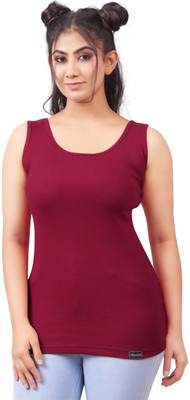 Sembian Casual Solid Women Red Top