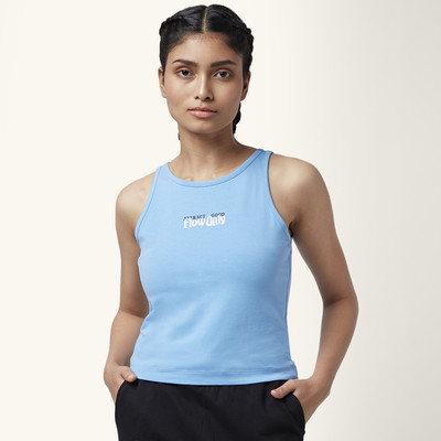 Ajile By Pantaloons Casual Solid Women Blue Top