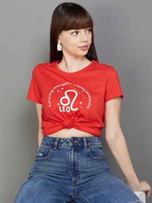 Fame Forever by Lifestyle Casual Solid Women Red Top