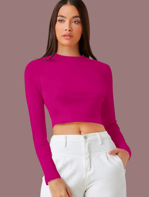 Dream Beauty Fashion Casual Solid Women Pink Top