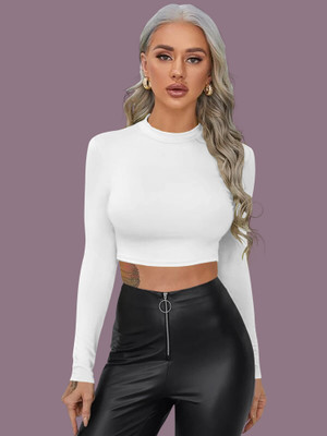 Dream Beauty Fashion Casual Solid Women White Top