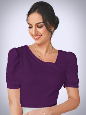 Kashonaa Casual Solid Women Purple Top