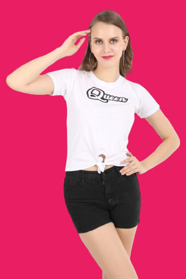 Geetanjali Casual Printed Women White Top