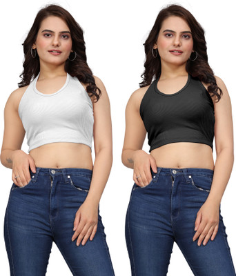 UKANIFAB Party Solid Women Multicolor Top