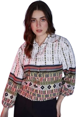 Rakesh Enterprise Casual Printed Women Black Top