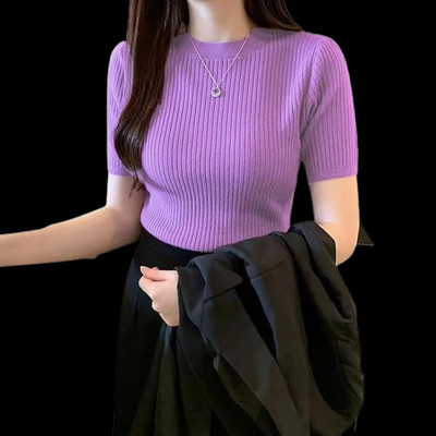 karan gupta Casual Striped Women Purple Top
