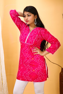 SHYAMALI FASHION Formal Printed Women Pink Top