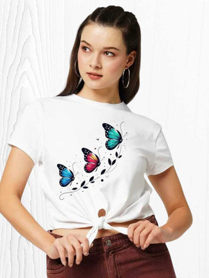 GEETU LOOKS Casual Printed Women Multicolor Top