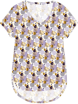 jovo Casual Printed Women Multicolor Top