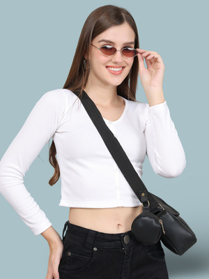 bamboo breeze Party Solid Women White Top