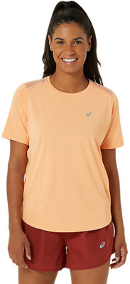 Asics Casual Solid Women Orange Top