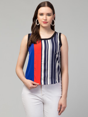 ritika enterprises Casual Striped Women Multicolor Top