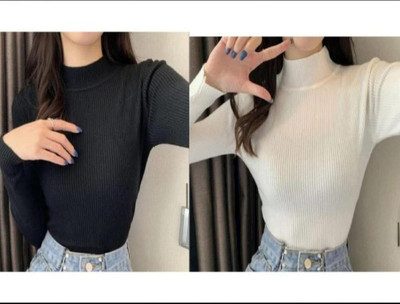 STLYE ENTERPRIESES Casual Striped Women Black Top