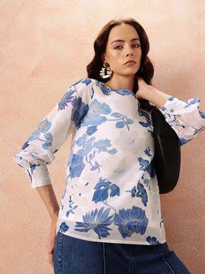 all about you Casual Printed Women White Top