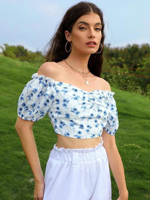 KOTTY Casual Printed Women Multicolor Top