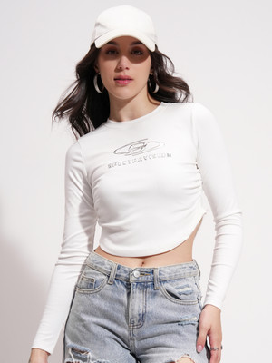 Tokyo Talkies Casual Printed Women Multicolor Top