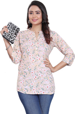 PICK PATCH Casual Floral Print Women Multicolor Top