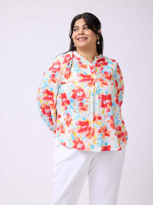Big Hello Casual Floral Print Women Multicolor Top