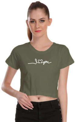 ANURUPAM FASHION Casual Printed Women Green Top