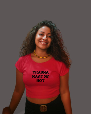 TheBTclub Casual Printed Women Red Top