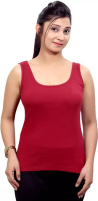 RYTE STYLE Casual Solid Women Red Top