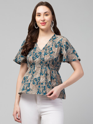 CULPI Casual Printed Women Multicolor Top