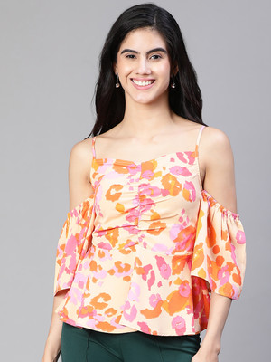 OXOLLOXO Casual Printed Women Multicolor Top