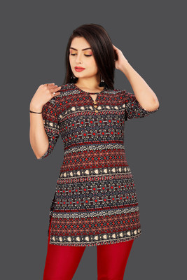 TASHVI CREATION Casual Printed Women Multicolor Top