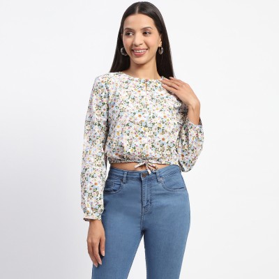 MADAME Casual Printed Women Multicolor Top