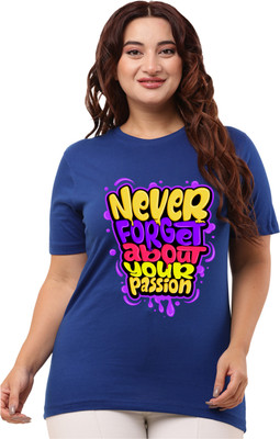 SAUMEGH CREATION Casual Printed Women Blue Top