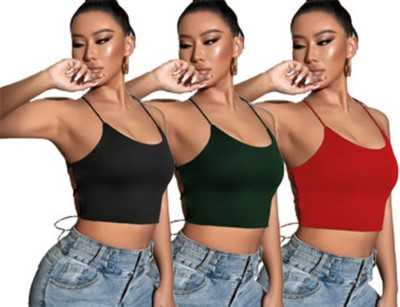 WANQUILA Casual Solid Women Black, Red, Green Top