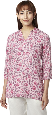 Akkriti by Pantaloons Casual Printed Women Purple Top