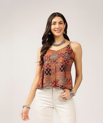 ANOUK Casual Printed Women Multicolor Top