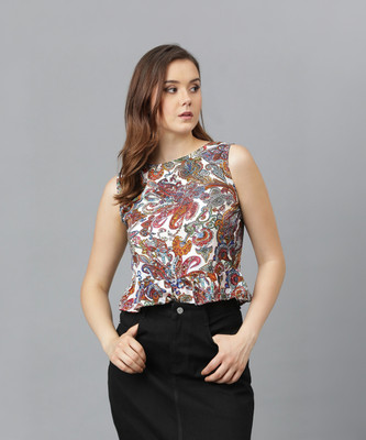 KOTTY Casual Printed Women Multicolor Top