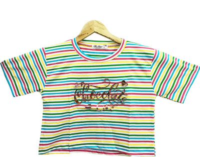 GLAMORSTYL Casual Striped Women Multicolor Top