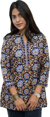 JAIPUR HAND BLOCK Casual Printed Women Multicolor Top