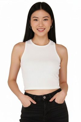 Nihshiv Hub Party Solid Women White Top